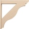 Ekena Millwork 7 1/2-in W x 46-in D x 46-in H Funston Slat Rough Cedar Woodgrain TimberThane Outlooker, Primed Tan OUTUR075X46X46FST24RCPR - alternate 2